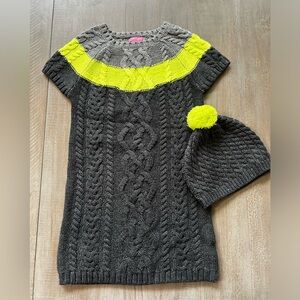 Matching sweater and hat set